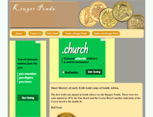 Tablet Screenshot of krugerponds.com